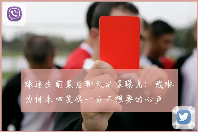 球迷生前最后聊天记录曝光：戴琳为何未回复我一分不想要的心声